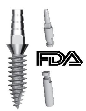 MONOBLOCK DENTAL IMPLANTS in 3.75 mm Diameter