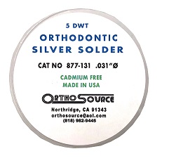 Orthodontic Silver Solder, 5 DWT
