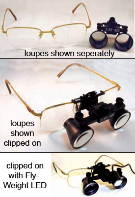 Galileo and Prism CLIP-ON Loupes