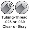 Elastic Tubing or Thread, 25 Foot Spool
