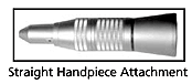 Excel Slow Speed, Straight Handpiece Attachment, NO Cooling