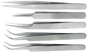 5 TWEEZERS - One of Each Style