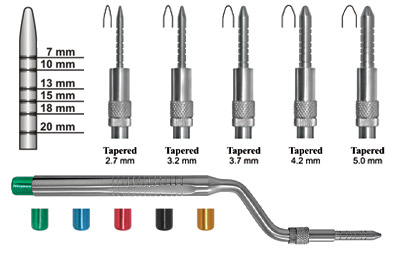Offset Osteotome, Tapered
