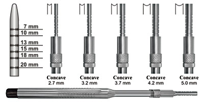Straight Osteotome, Concave