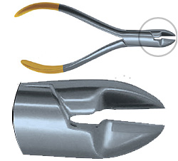 Hard Wire Cutter, Straight, Carbide